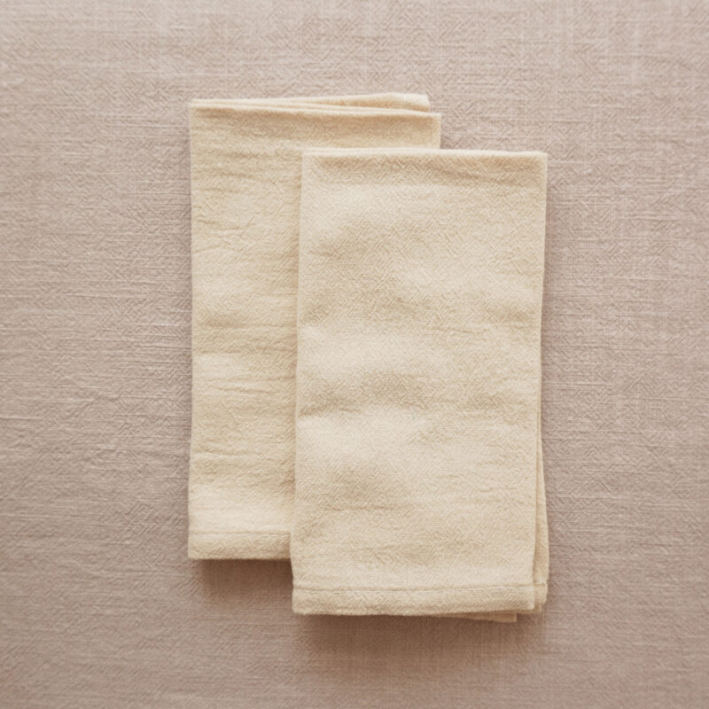 Serviette de table effet lin