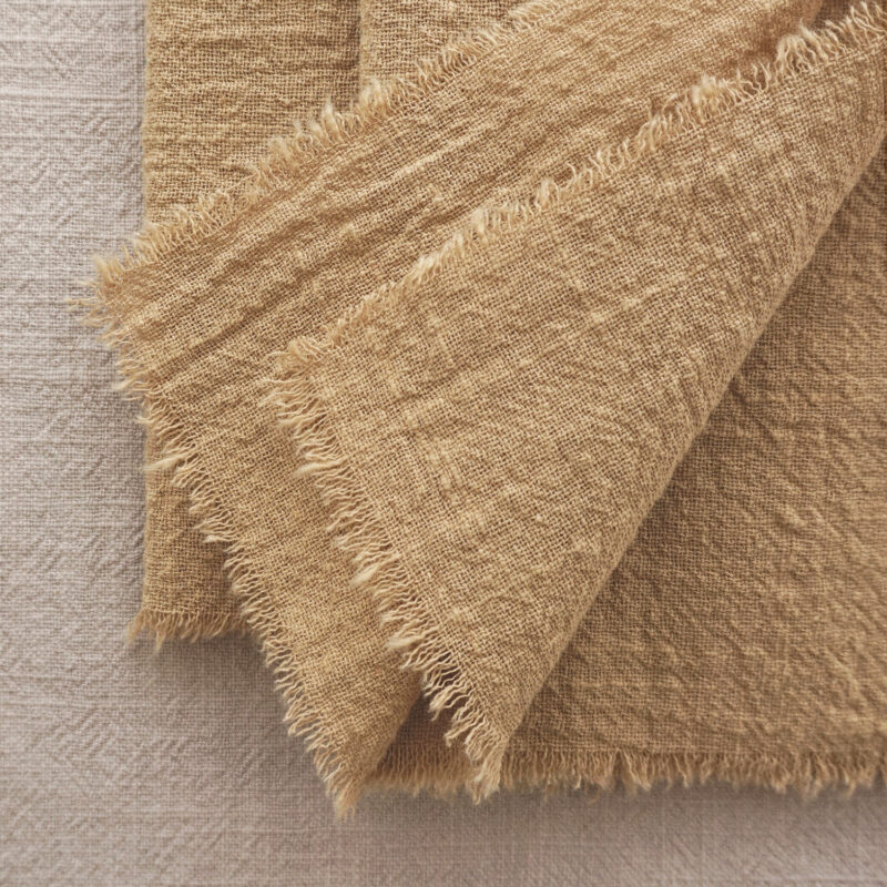 Serviette de table à franges