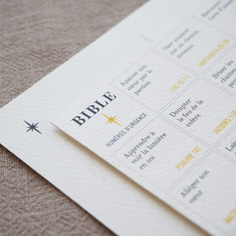 Carte Bible – Numéros d’urgence