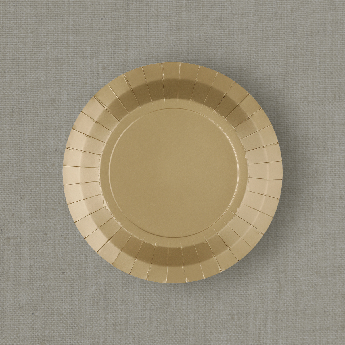 Assiettes 17,5 cm - Doré mat