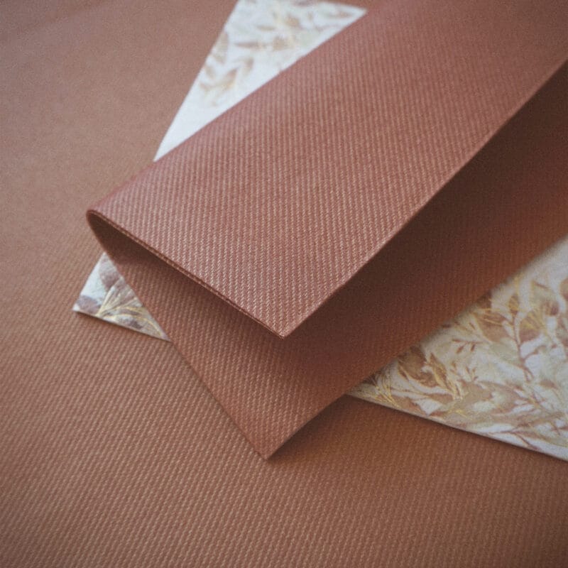 serviette de table 40x40 cm haut de gamme non tissé en airlaid, bronze, déco de fête en automne