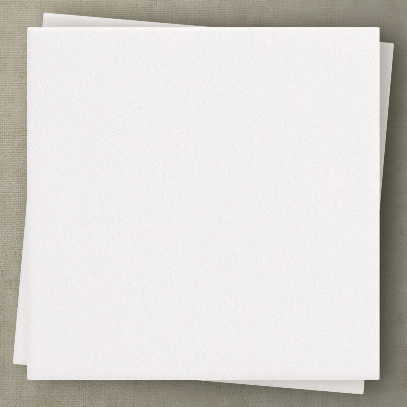 Serviettes de table Blanc