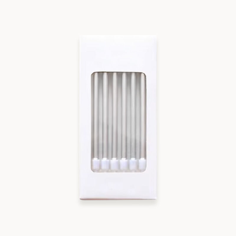 Bougies lisses pour gâteau - Argent – Image 2