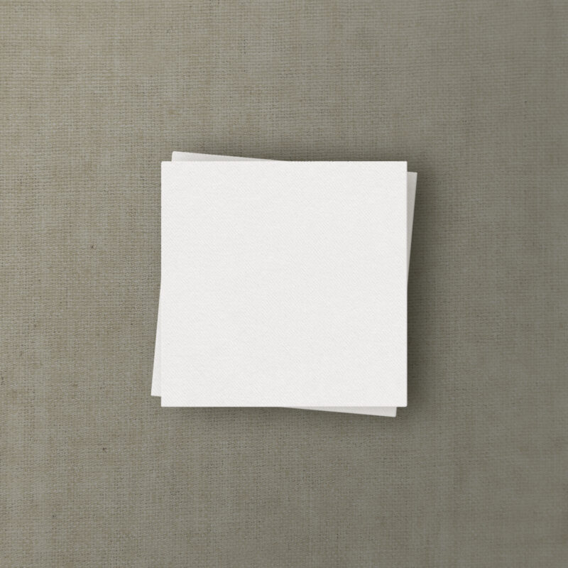 Serviettes cocktail Blanc