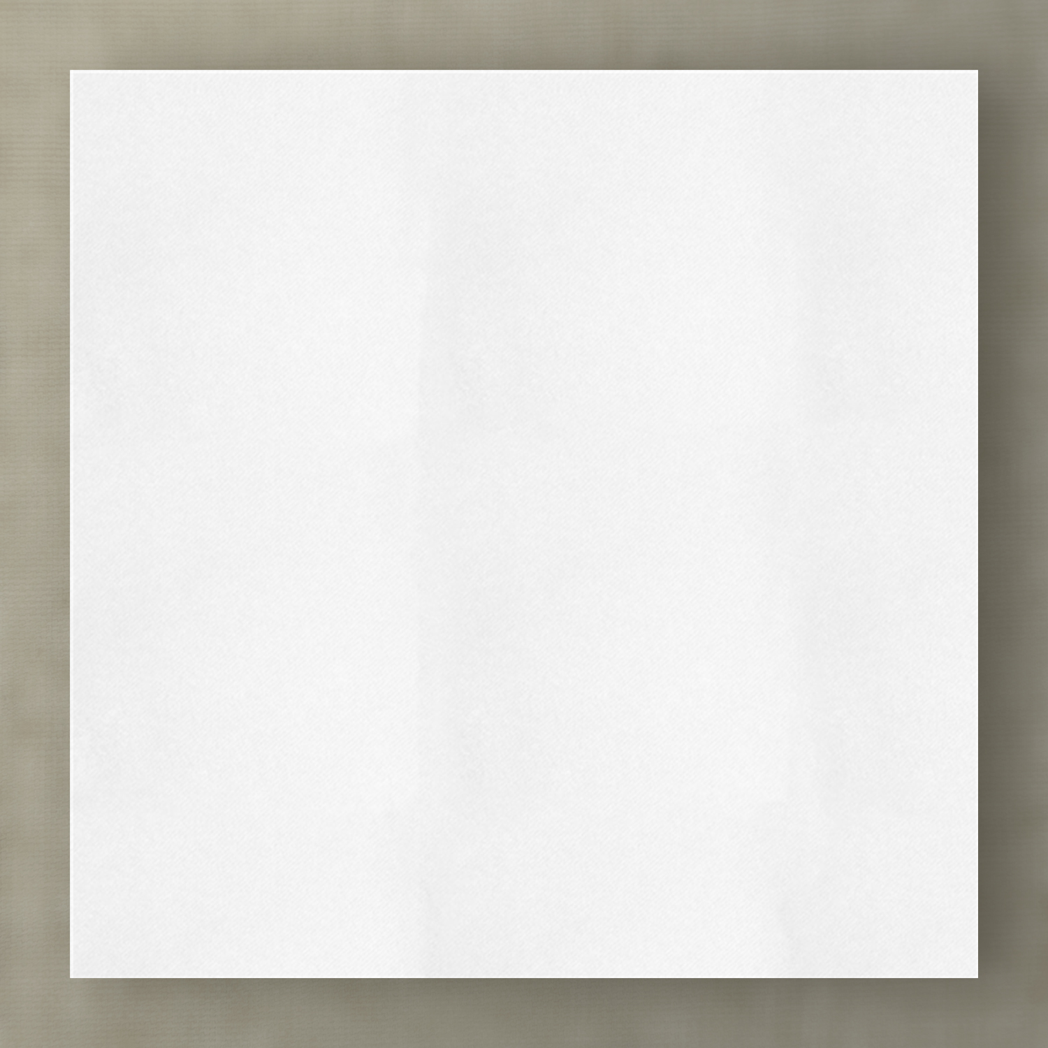 Nappes carrées (3 pcs) - Blanc