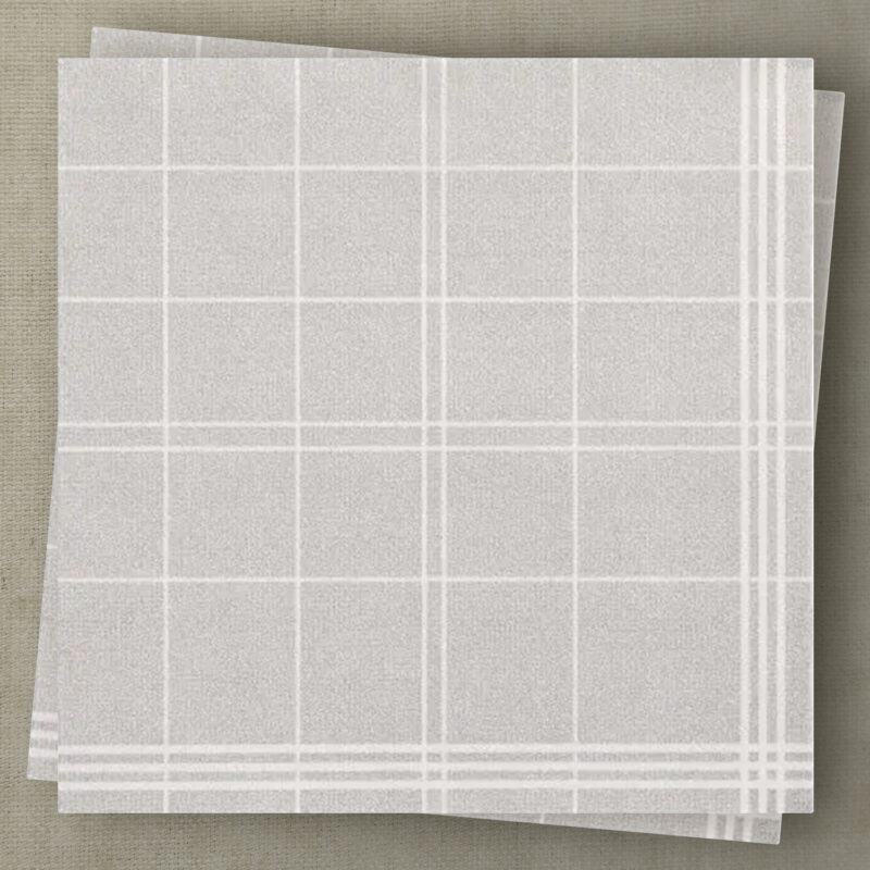Serviettes de table Campagne chic - Carreaux