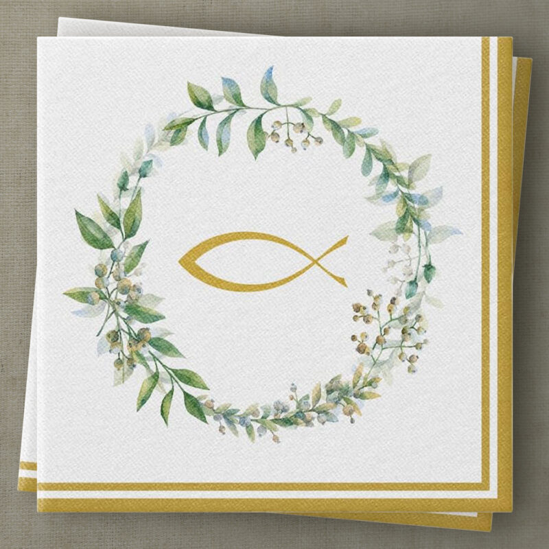 Serviettes de table Ichthus