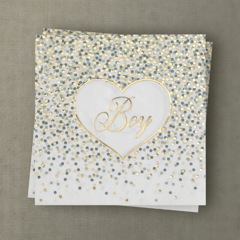 Serviette Baby shower Boy