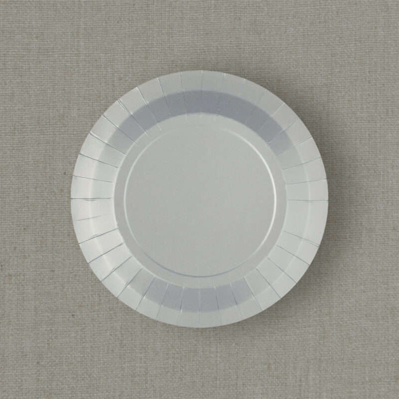 Assiettes 17,5 cm Argenté mat