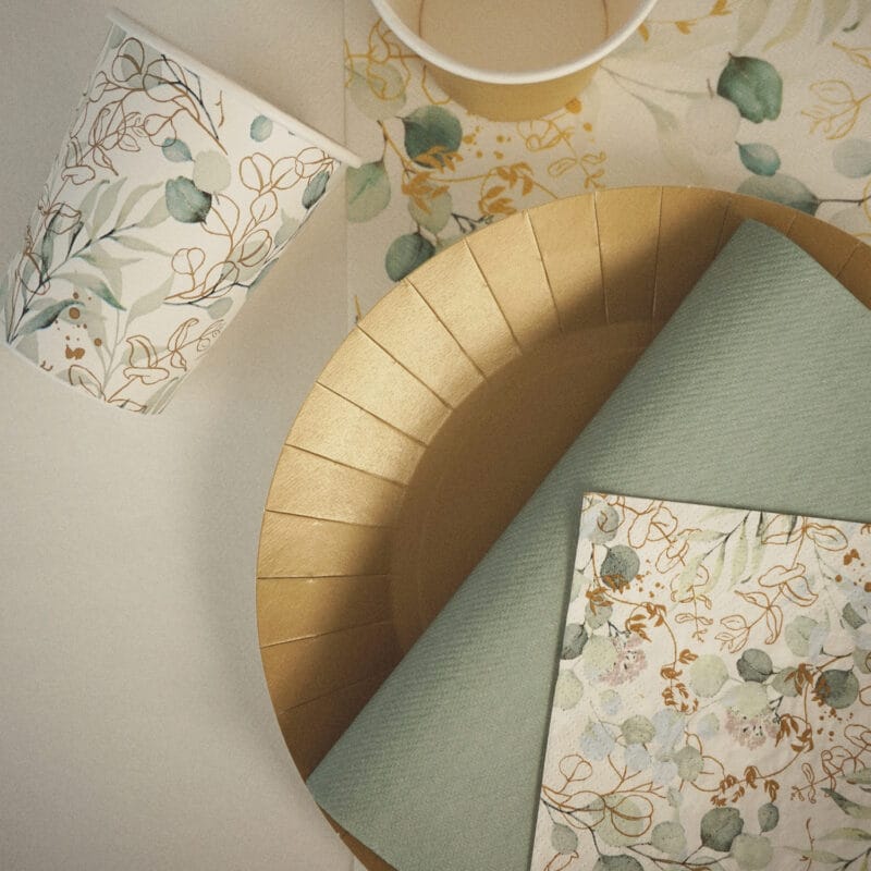 Serviettes de table eucalyptus – Image 2