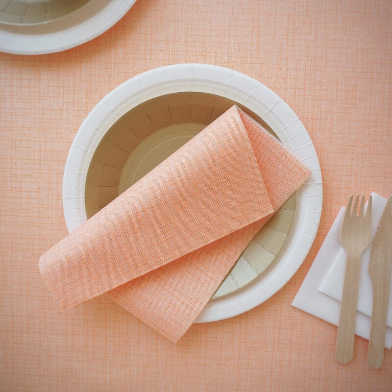 Serviettes de table Pêche – Image 3
