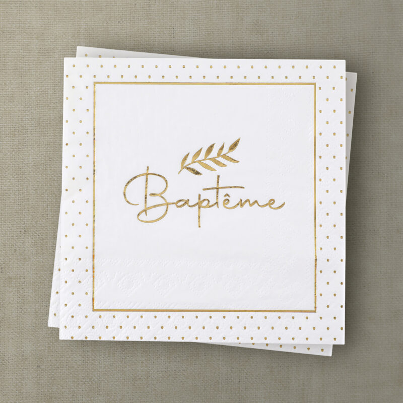 Serviette Baptême