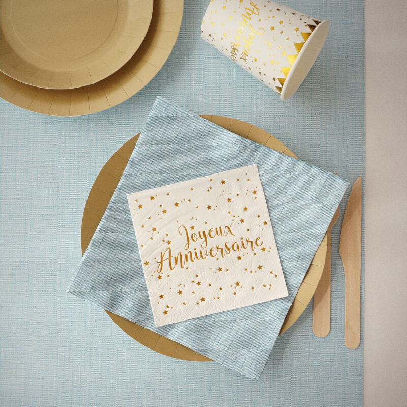 Déco de table d’Anniversaire Céleste - Maisons Notables