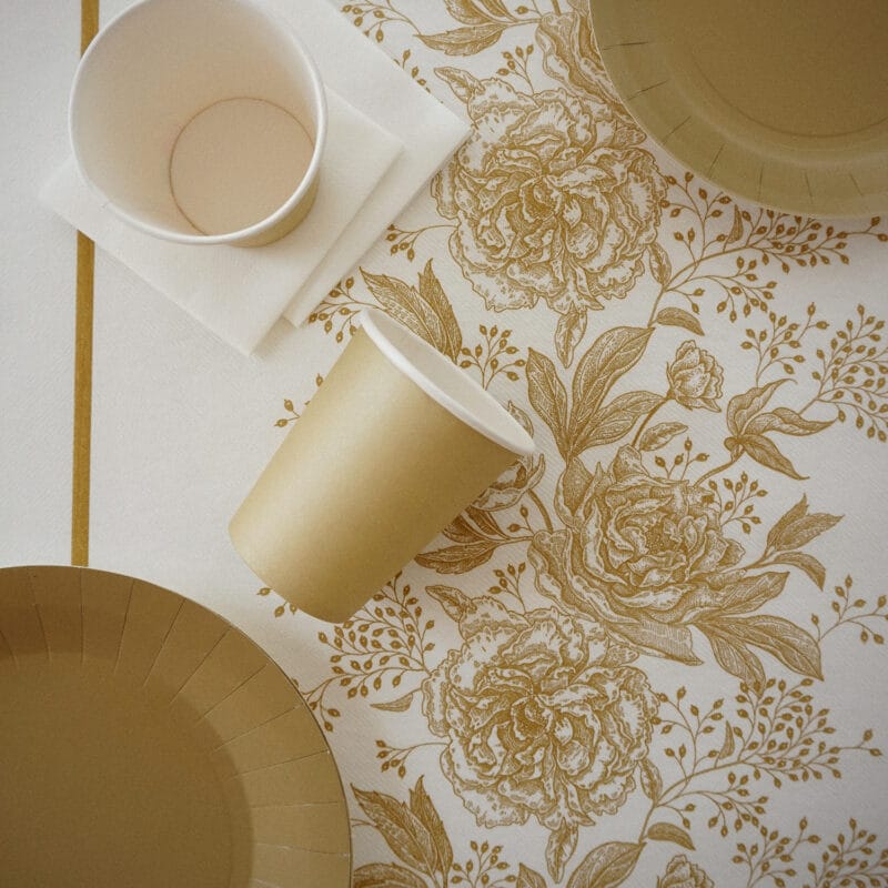 Chemin de table Gloria doré – Image 3